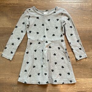 Girls Heart Long Sleeve Dress
